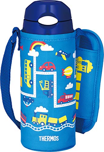サーモス 水筒 真空断熱ストローボトル 400ml ブルーネイビー 保冷専用 FHL-402F BL-Nの通販は 6,200円