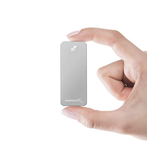 SABRENT 外付けSSD、SSD 2TB、USB 3.2 Gen 2 10Gb/秒、最大速度1000MB/秒（PS5/PS4動作確認済み） 航空宇宙用高級アルミ製（SB-2TB-NANO