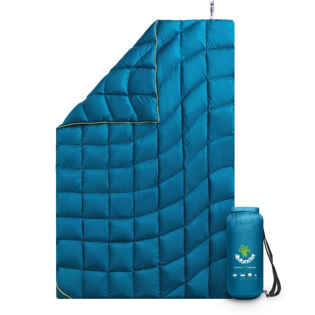 4Monster ダウン ブランケット マルチブランケット 防寒 アウトドア キャンプ 旅行 軽量 防水 防風 コンパクト ひざ掛け 肩掛け 掛け布団