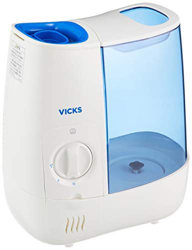 Vicks ヴィックス スチーム式加湿器 8畳 VICKS 加熱式 3.7L ホワイト VWM845Jの通販は