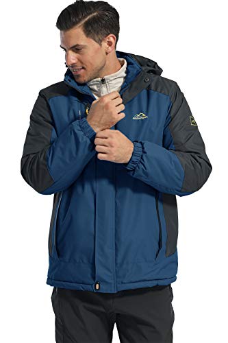 TACVASEN 裏フリースジャンバー 真冬 登山ウェア 防風ジャケット