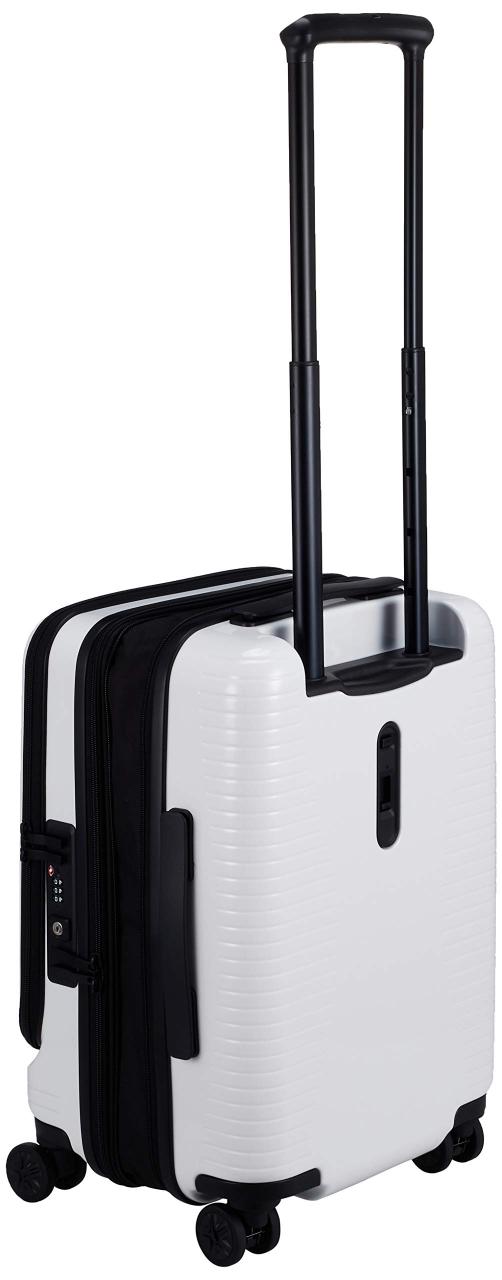 ワールドトラベラー スーツケース プリマス エキスパンダブル キャスターストッパー付 機内持ち込み可 35L 3.7kg ホワイト
