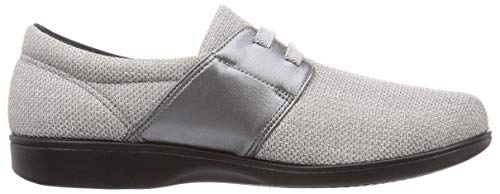 ムーンスター スニーカー 日本製 幅広 3E 軽量 ゴム紐 22~25cm レディース らくらくL018 グレイ 24.5cm