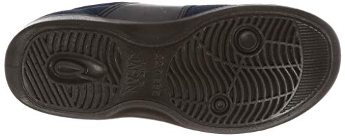 ムーンスター スニーカー 日本製 幅広 3E 軽量 ゴム紐 22~25cm レディース らくらくL018 ブルー 23.5cm