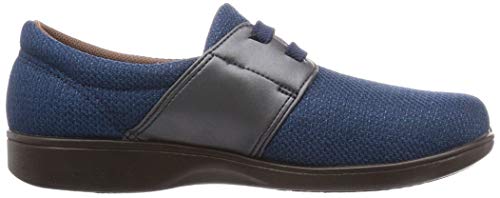 ムーンスター スニーカー 日本製 幅広 3E 軽量 ゴム紐 22~25cm レディース らくらくL018 ブルー 23.5cm