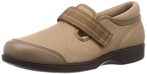 ムーンスター スニーカー 日本製 幅広 3E 軽量 マジック 22~25cm レディース らくらくL019 ベージュ 22.0 cmの通販は 5,291円