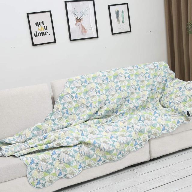 水洗いキルトケット/マルチカバー/ベッドカバー/ソファカバー