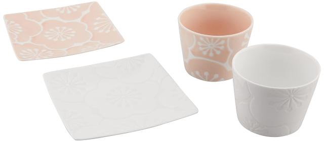 西海陶器 波佐見焼 はふり 茶菓 ペア 52858 化粧箱入 150mlの通販は 5,612円