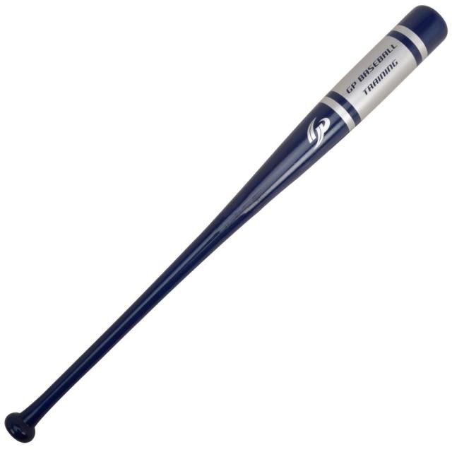 GP (ジーピー) 野球 トレーニング バット 84cm 900g 木製 実打可能 ネイビー×シルバー