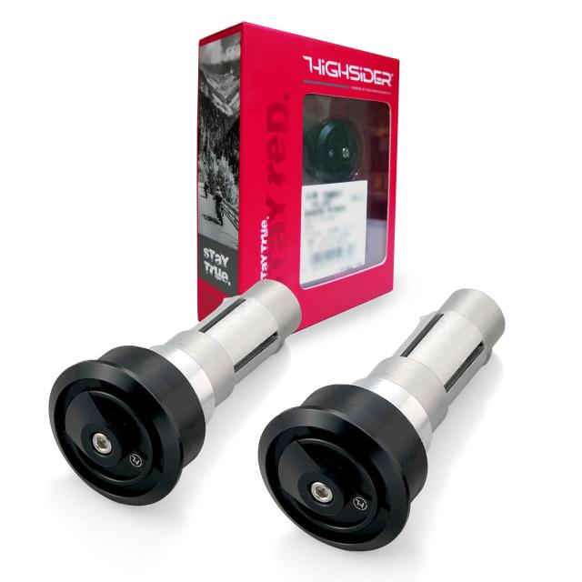 デイトナ HIGHSIDER バーエンドミラー アダプター付 左右 ハイサイダー デイトナ(Daytona) HIGHSIDER(ハイサイダー) バイク用 バーエンド