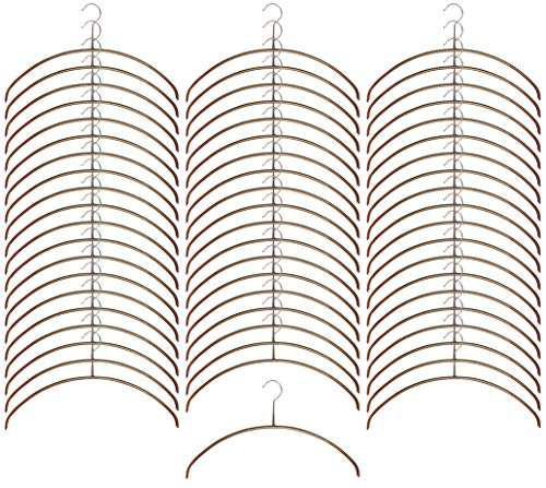 MAWA(マワ) すべり落ちないハンガー 【人体ハンガー60本組】 ブロンズ 119612 40×2