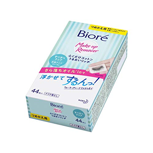 ビオレ ふくだけコットン うるおいリッチすべすべ 詰め替え用 ４４枚【３個セット】の通販は 5,037円