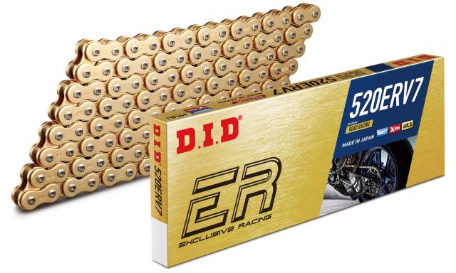 D.I.D(大同工業)バイク用チェーン カシメジョイント付属 520ERV7-118ZB G＆G(ゴールド) 二輪 オートバイ用 14,705円