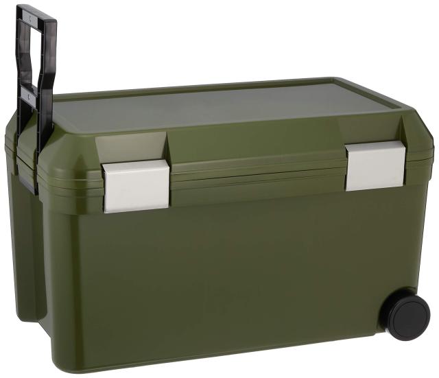 JEJアステージ クーラーボックス アイセルステンバックル #45 カーキ 奥行35.9cm 本体: 高さ38.3cm 本体: 幅63.5cm レジャー 部活 スポー
