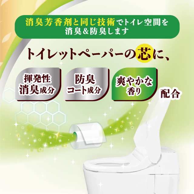 エリエール トイレットペーパー 消臭プラス(+) 25m×72ロール(12ロール×6パック) ダブル パルプ100% ほのかに香る ナチュラルクリアの香の通販はau  PAY マーケット - ROUZI | au PAY マーケット－通販サイト