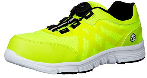 コーコス信岡 安全スニーカー 先芯入り ATOPダイヤル式 軽量 ZG メンズ イエ ロー 24.5 cmの通販は