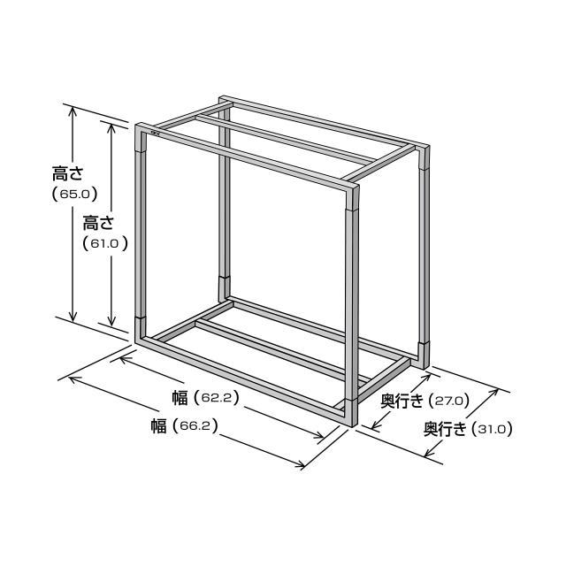 Amazon | ジェックス スチールスタンド1200 組立式水槽台 上下2
