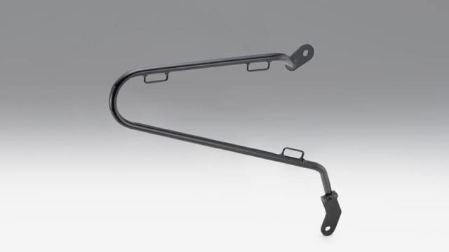 キジマ(Kijima) バイクパーツ サイドバッグサポート スチール製 ボンネビルボバー(’17-) 右側用 ブラック HTR-08007_2