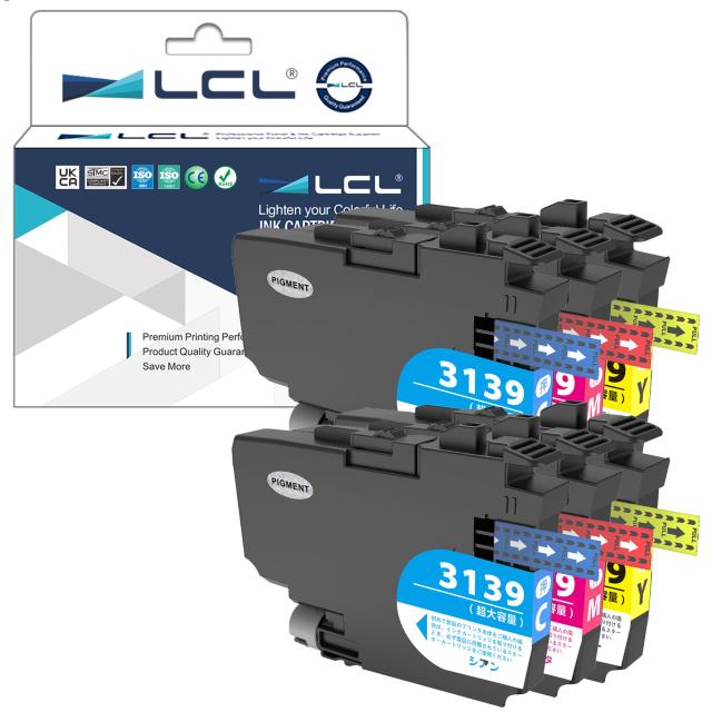 LCL Brother用 ブラザー用 LC3139 LC3139C LC3139M LC3139Y （6パック 2シアン 2マゼンタ 2イエ ロー） 顔料 互換インクカート リッジ 対応の通販は 8,579円