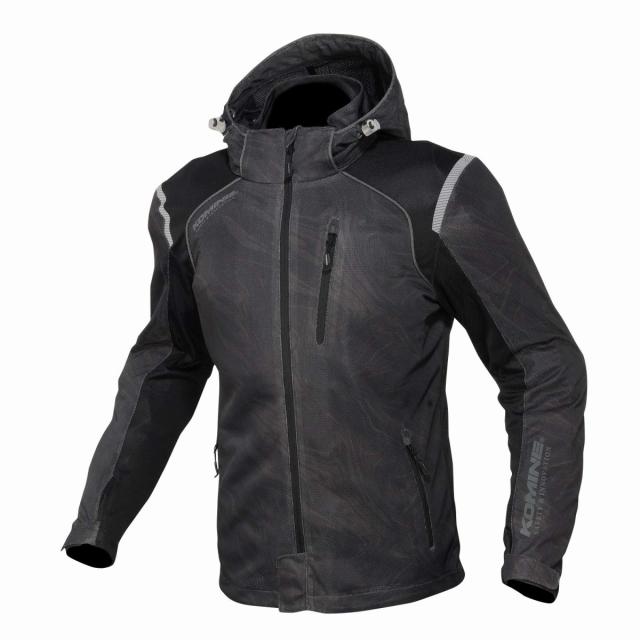 KOMINE バイク用 ジャケット プロテクトフルメッシュパーカ JK-135 1212 春夏向け CE規格レベル2 メッシュ素材 プロテクター 07-135 メ