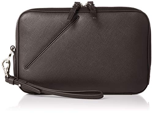 ピーアイディー 角丸型レザークラッチバッグ PAP152 チョコ