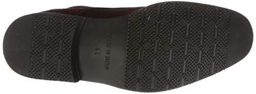 デデス スエード プレーントゥ レザー レースアップシューズ 5265 メンズ ダークブラウン 25.0cm 3E