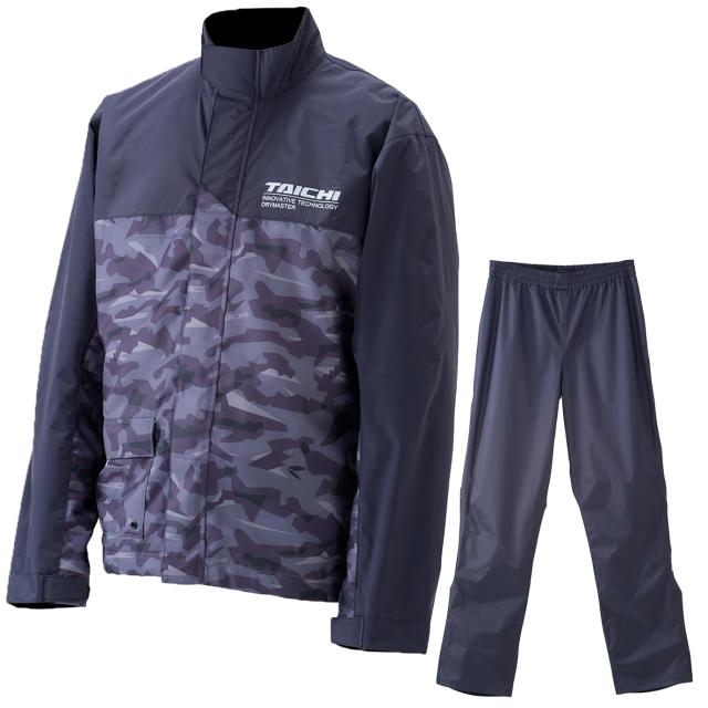 RSタイチ(RS TAICHI) バイク用 防水 撥水 レインウエア DRYMASTER レインスーツ RSR048 URBAN CAMO S
