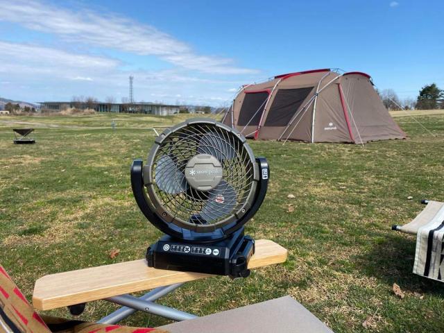 snow peak 小型サーキュレーター フィールドファン 扇風機 サーキュレーター 首振り マキタ