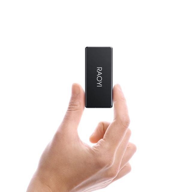 RAOYI 外付けSSD 500GB USB3.1 Gen2 ミニSSD ポータブルSSD 転送速度550MB/秒(最大) Type-Cに対応 PS4/ラップ/X-boxに適用 超小型
