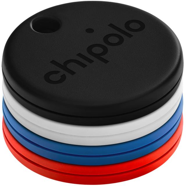 Chipolo ONE (2020) - 4 個入り - キーファインダー、Bluetooth トラッカー (鍵やバッグ用)、アイテムファインダー。無料範囲外通知の通販は