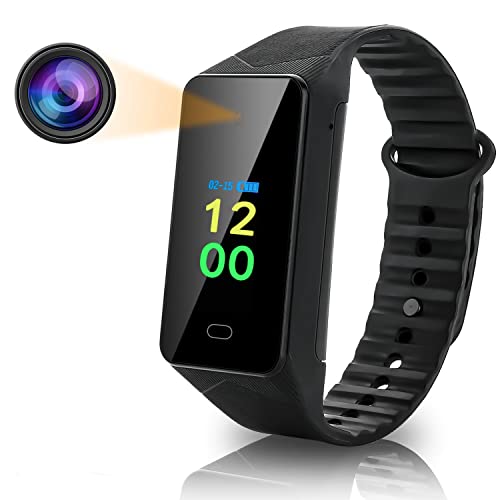 小型カメラ ミニ隠しカメラ スマートウォッチ型 1080Pスパイカメラ腕時計 超小型防犯監視カメラ 着用可能スマートブレスレット型盗撮カメの通販は 7,316円