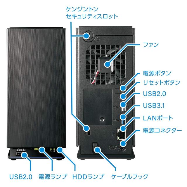 IO-DATA アイオーデータ NAS 4TB LAN DISK HDL-TA4