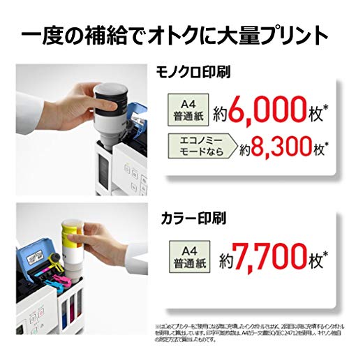 Canon プリンター A4インクジェット複合機 特大容量ギガタンク搭載 