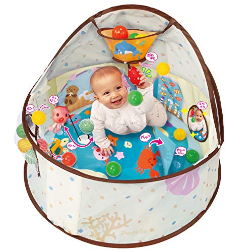 360°知育ベビードーム 対象年齢６カ月以上 知育遊び20種類以上 ボールプールに変身 長く遊べる コンパクトに収納の通販は 5,612円