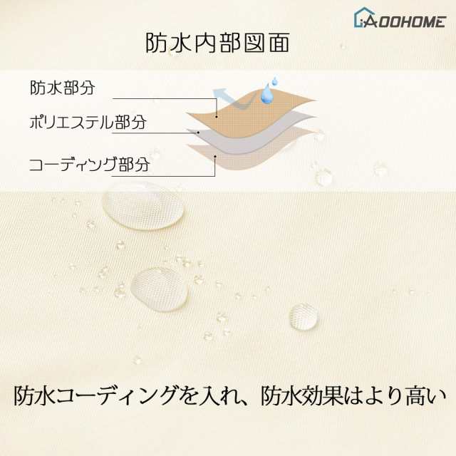 AooHome シャワーカーテン 丈200cm 目隠し 遮像 防カビ 防水 お風呂用