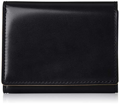 プレリー 三つ折り財布（小銭入れあり） ナチュラルコードバン スマートコンパクト プレリーギンザ クロの通販は