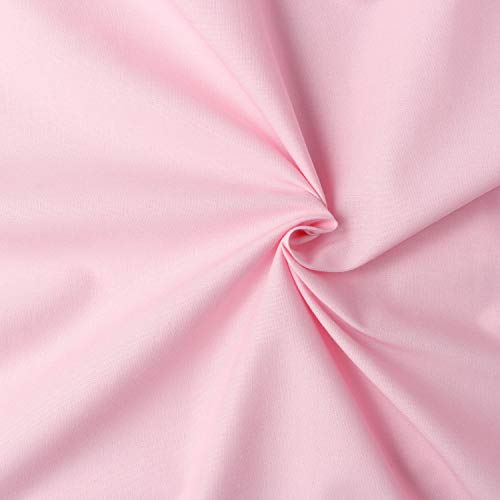 日本紐釦貿易(Nippon Chuko) エイティスクエア 無地 生地 綿100% シャーティング ウスピンク ピンク系 巾約108cm×8m切売カット KD4630-2の通販は