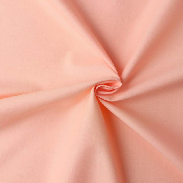 日本紐釦貿易(Nippon Chuko) エイティスクエア 無地 生地 綿100% シャーティング ピーチベージュ ピンク系 巾約108cm×10m切売カット KD4の通販は