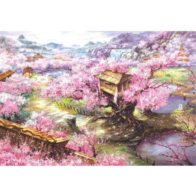 MISITU ジグソーパズル マイクロピース 1000ピース パズル 風景 絵画