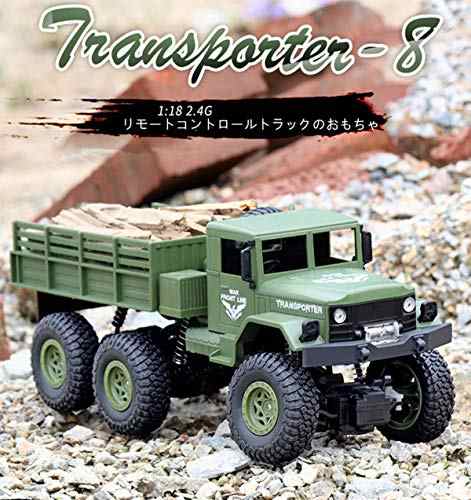 RCカー 軍用トラック 2.4G 6輪リモコンオフロード車 4輪駆動