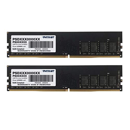 Patriot Memory DDR4 3200MHz PC4-25600 16GBキット (2 x 8GB) デスク用メモリ PSD416G3200K