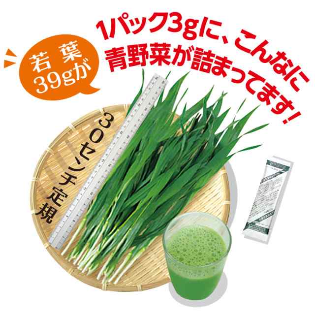 山本漢方製薬 青汁 粉末 大麦若葉100% 3g×44包【ネット限定】の通販は