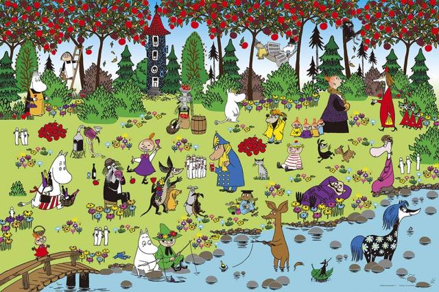 1000ピース ジグソーパズル MOOMIN 森の収穫 (50x75cm)の通販は