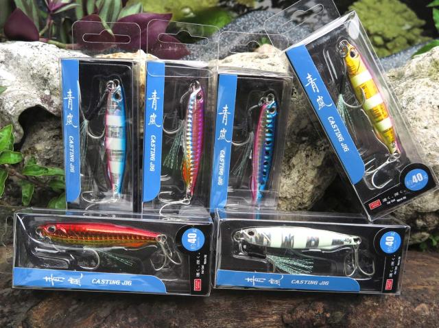 青嵐ルアー メタルジグ セット 20g 30g 40g 60g 日本製ホログラム