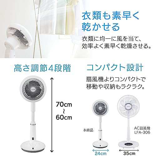 節電対策】 アイリスオーヤマ 扇風機 サーキュレーター 音声操作 上下 ...