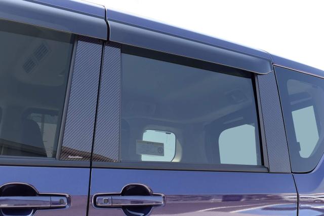 SecondStage 日産 ROOX ピラーガーニッシュ 純正バイザー装着車専用 / SHN0186DCB