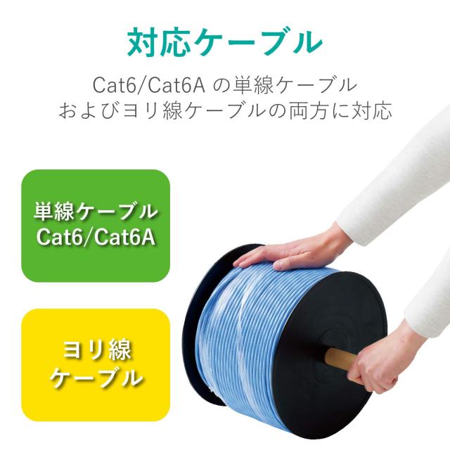 エレコム RJ45コネクタ CAT6・CAT6A対応 単線・ヨリ線対応 100個入り LD-6RJ45T100RJ45コネクタ(100個入)_2