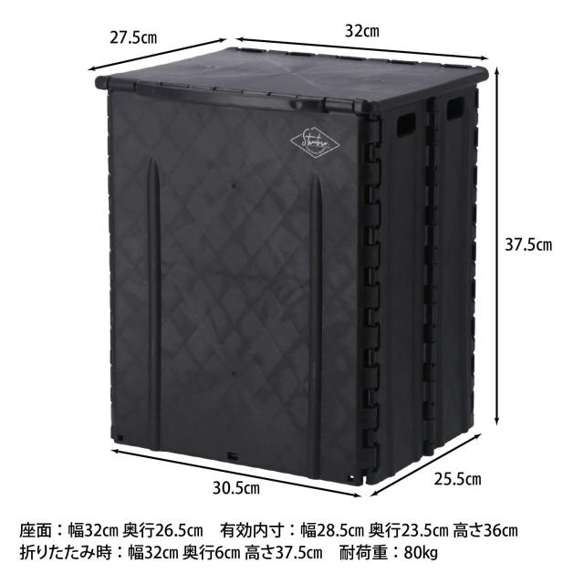 フォールディングストレージスツール ST04 KH 4点セット ファブリック布地生地と木製の脚の激安四角型スツール ST-04