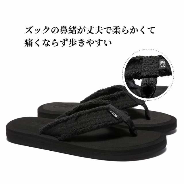 WOTTE サンダル レディース メンズ ビーチサンダル 痛くない 島