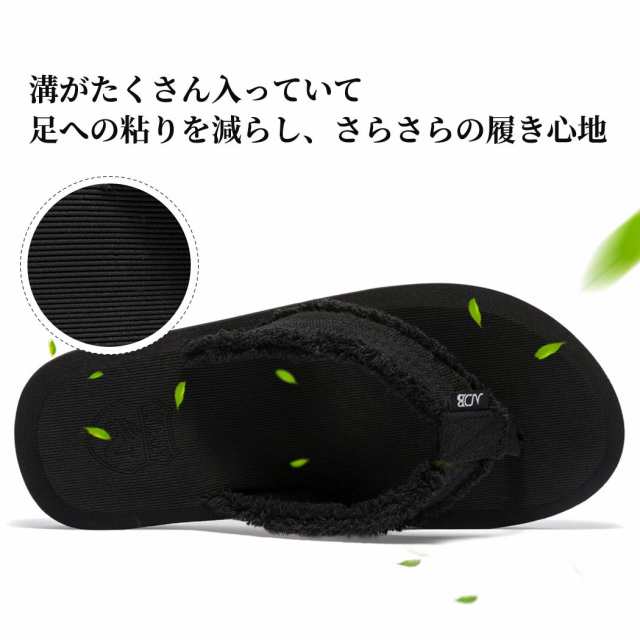 WOTTE サンダル レディース メンズ ビーチサンダル 痛くない 島